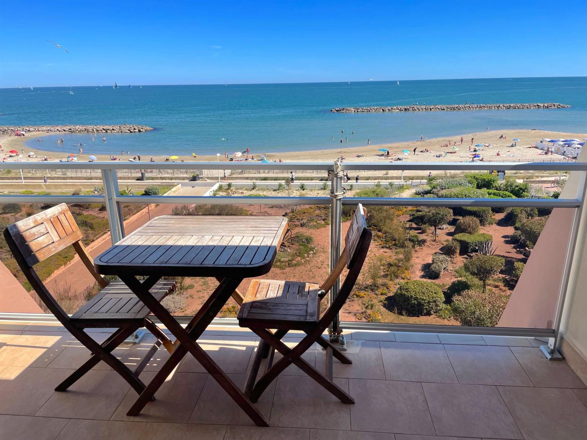 Front De Mer T2 Palavas Les Flots Direct Plage Dış mekan fotoğraf